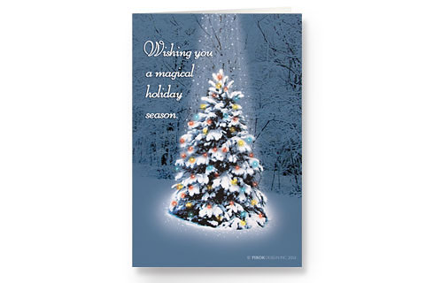 Photo Retouched Christmas Card